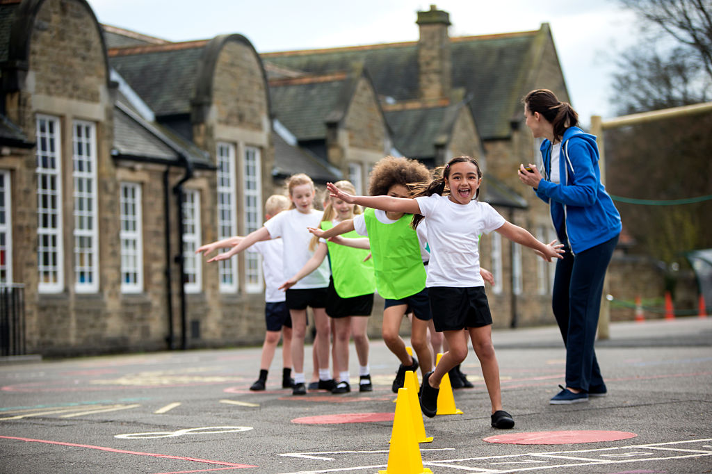 school sports lesson